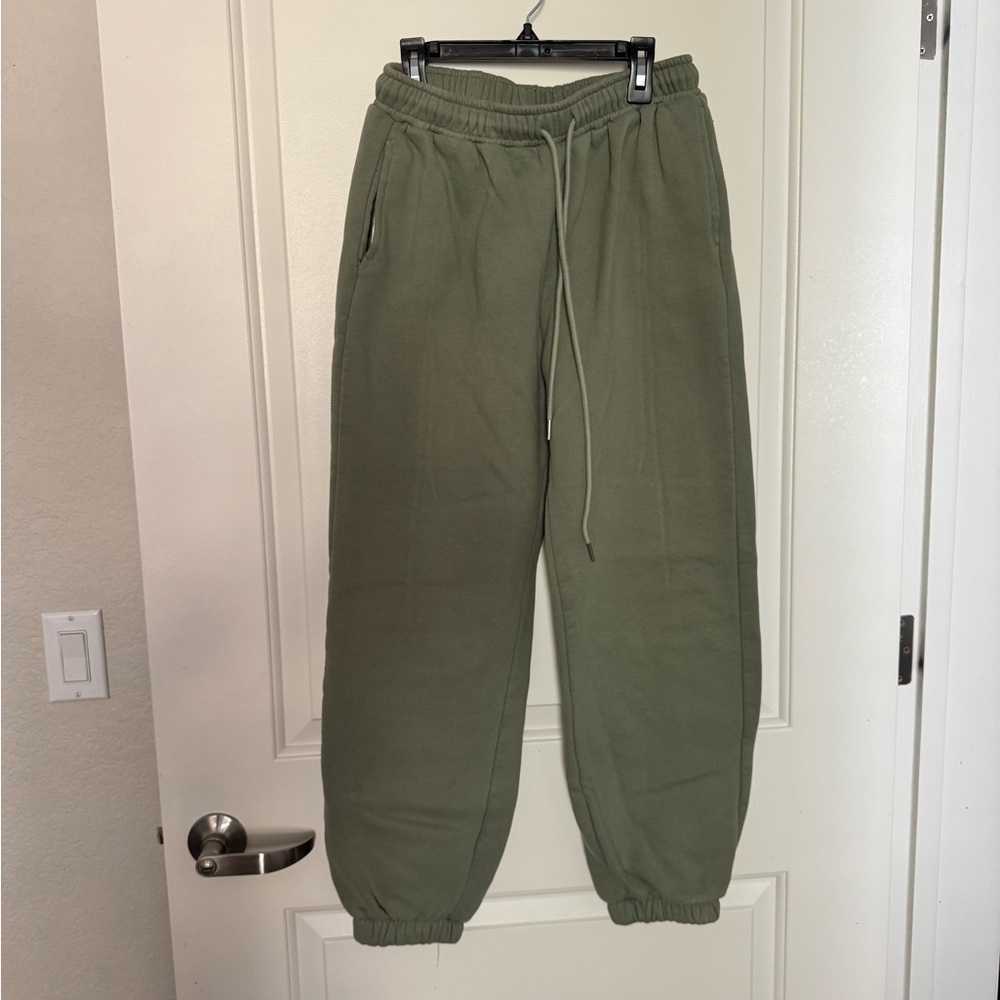 Men's Olive Green Jogger Pants